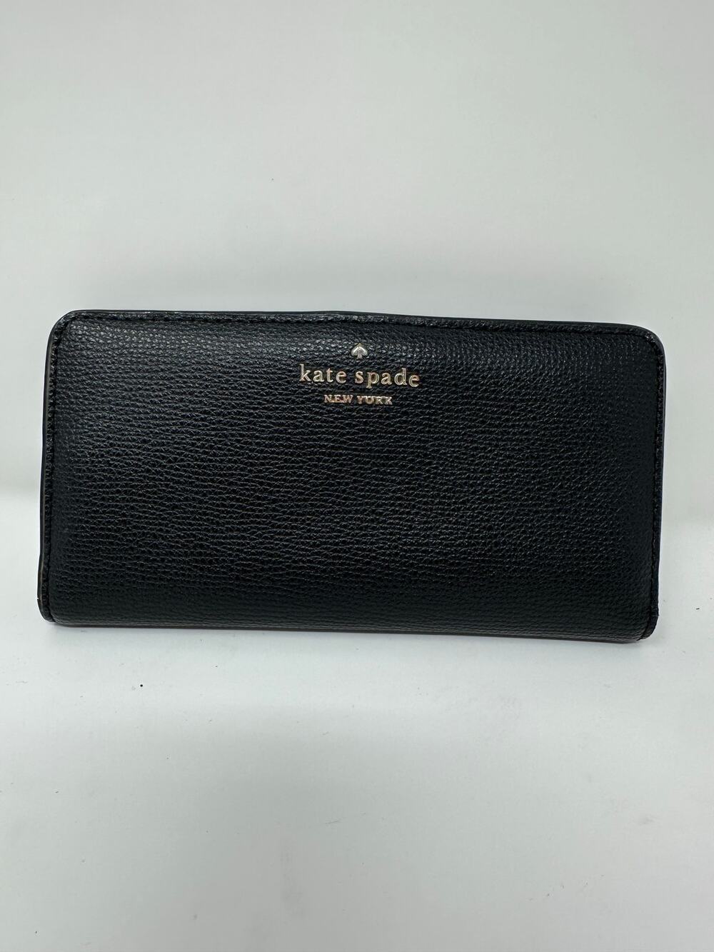 Kate Spade New York Black Large Slim Bifold Wallet